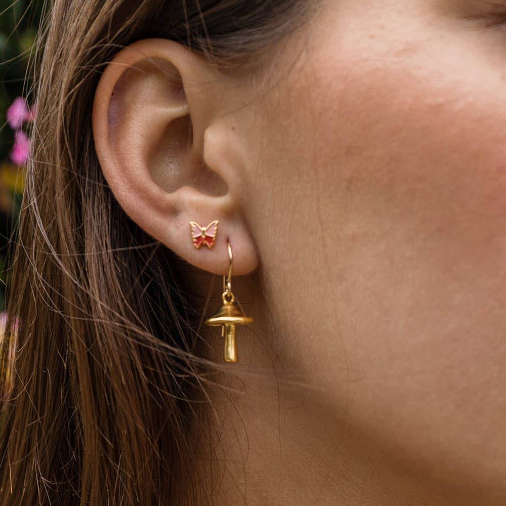 Spring Butterfly Stud Earrings