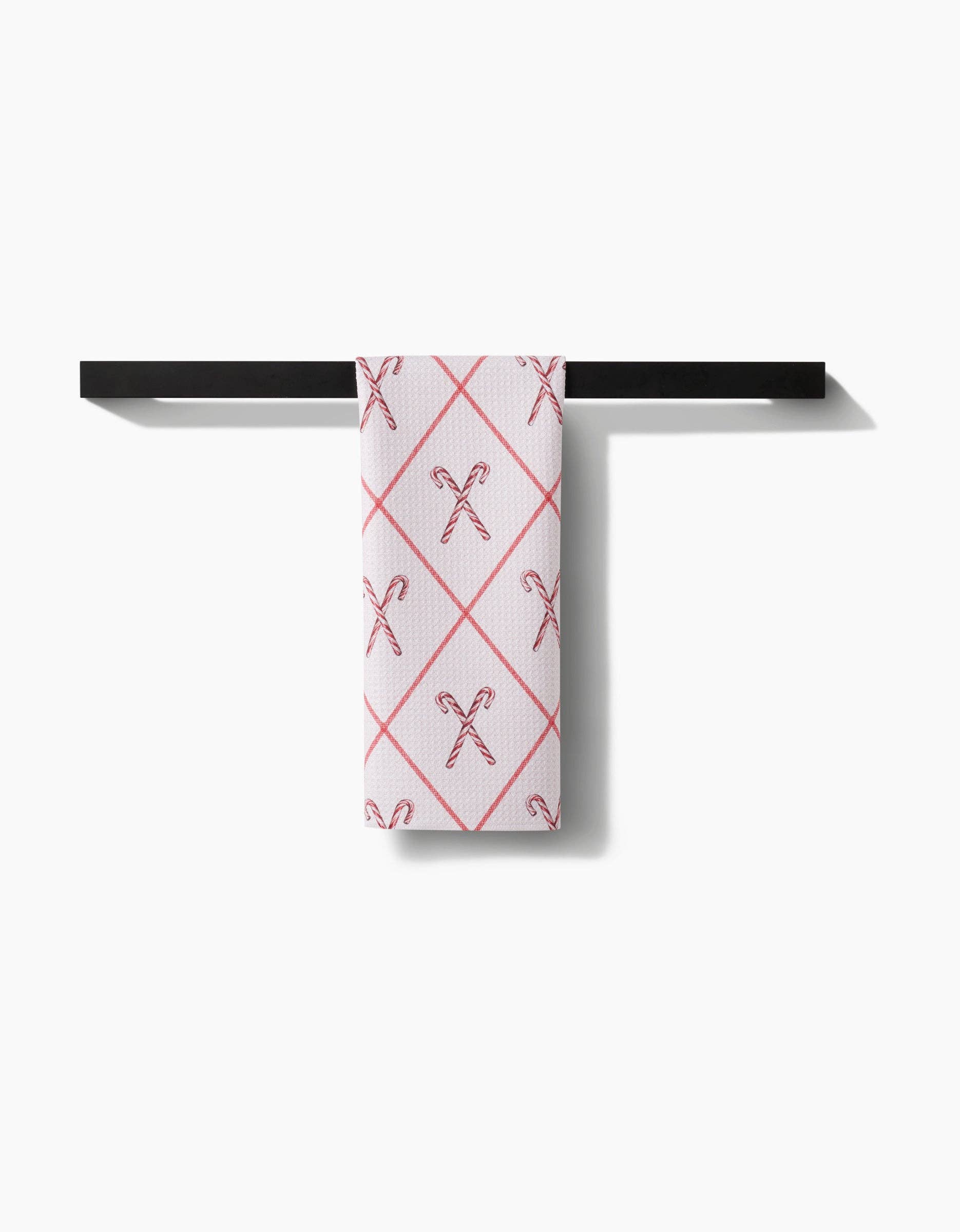 Festive Candy Canes Kitchen Towel