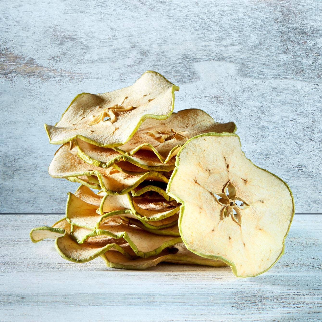 Crispy Apple Slice Cocktail Garnish