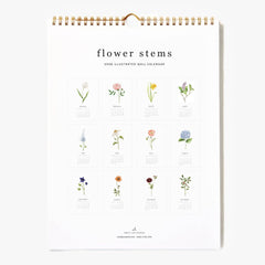 2026 Flower Stems Calendar