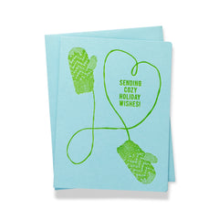 Holiday Mittens Card