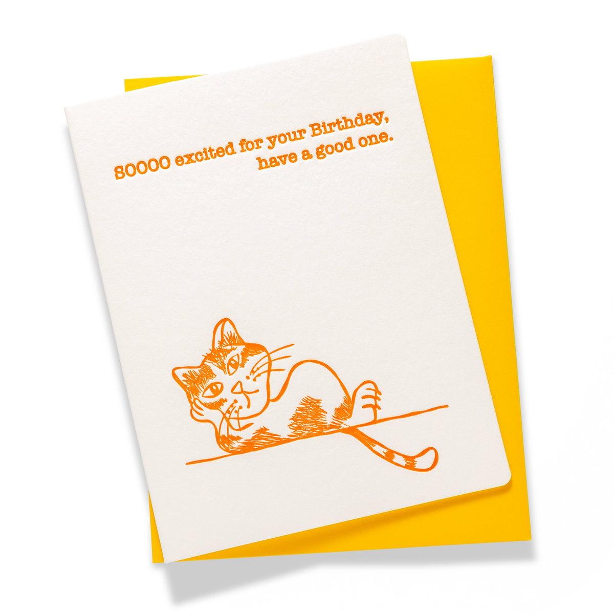 Soooo Excited Birthday Card