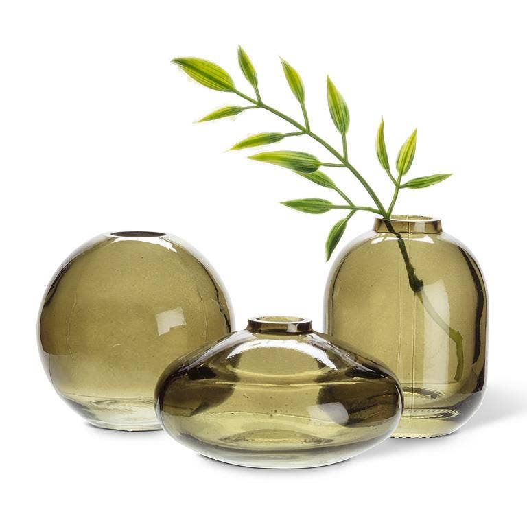 Moss Green Bud Vase