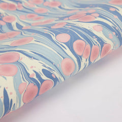Cosmos Hydrangea Marbled Gift Wrap Sheet