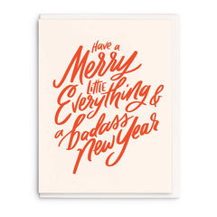 Merry Little Everything  Holiday Greeting Card