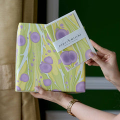 Cosmos Wisteria Marbled Gift Wrap Sheet