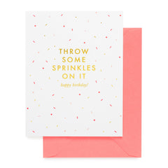 Throw Some Sprinkles Card