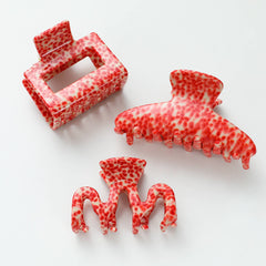 Holiday Berry Claw Hair Clips