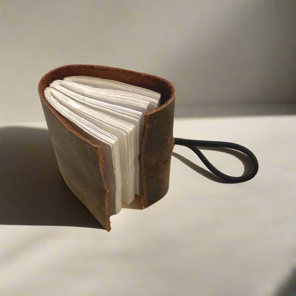 Tiny Upcycled Leather Journals