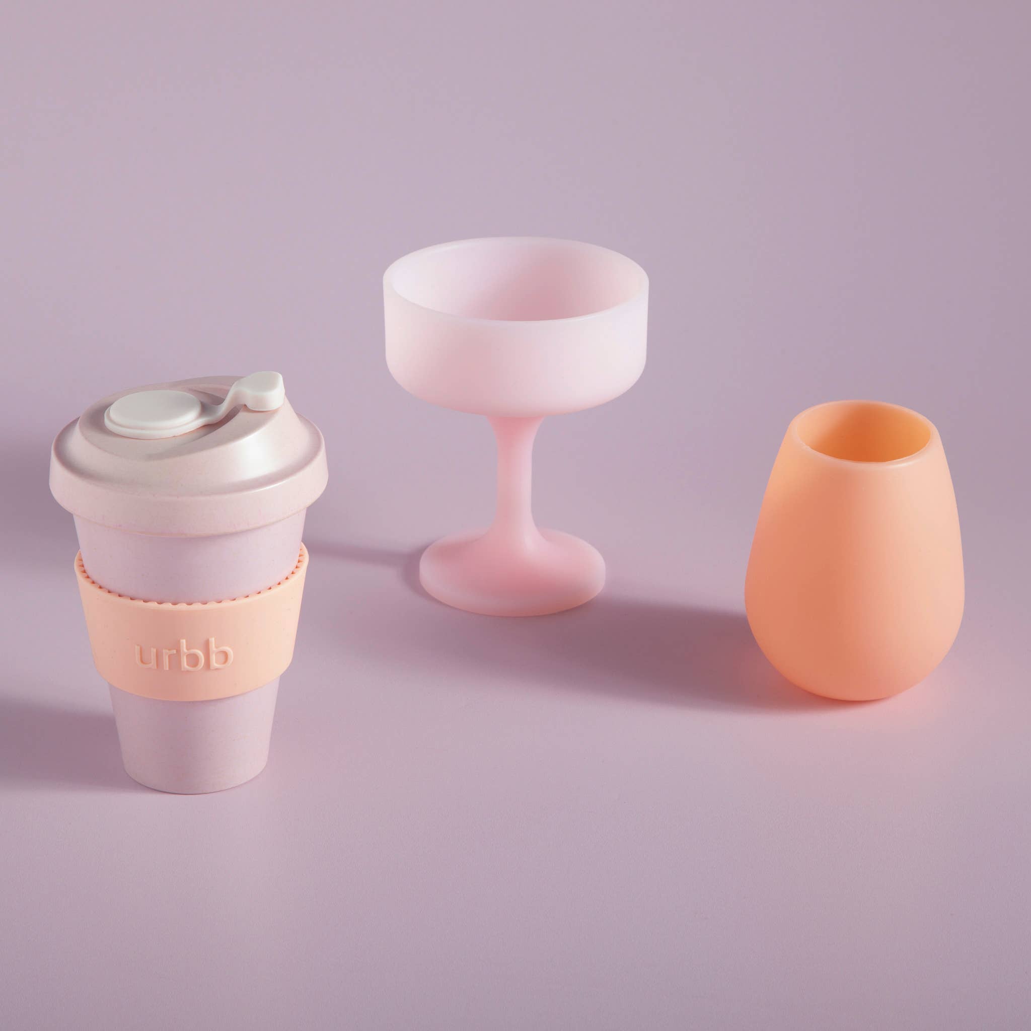 Mecc Silicone Unbreakable Cocktail Glasses - Petal Set