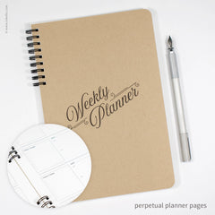 Kraft Weekly Planner