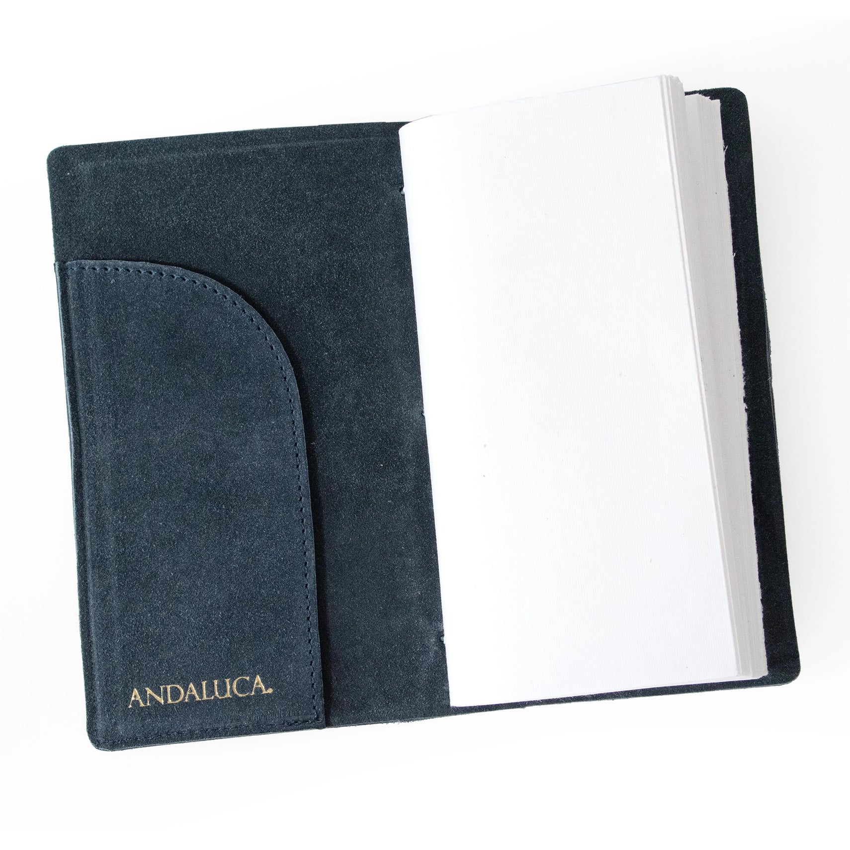Slender Suede Leather Bound Journal