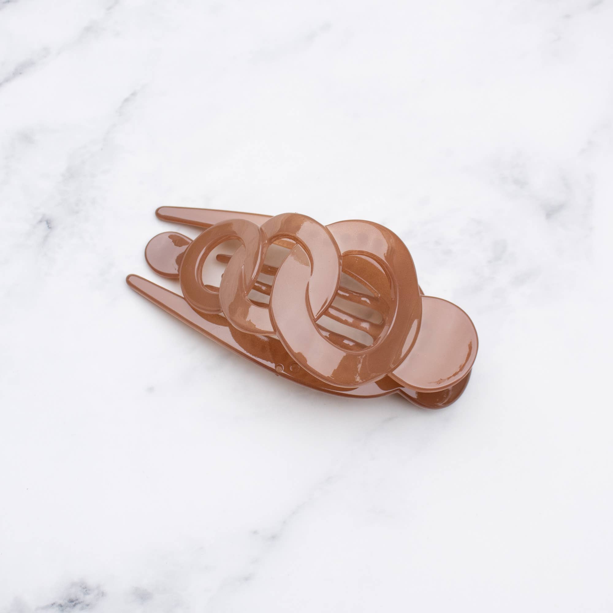 Geometric Ring Hair Claw Clip