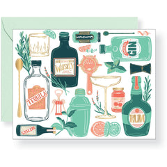 Cocktail Foil Stationery Set