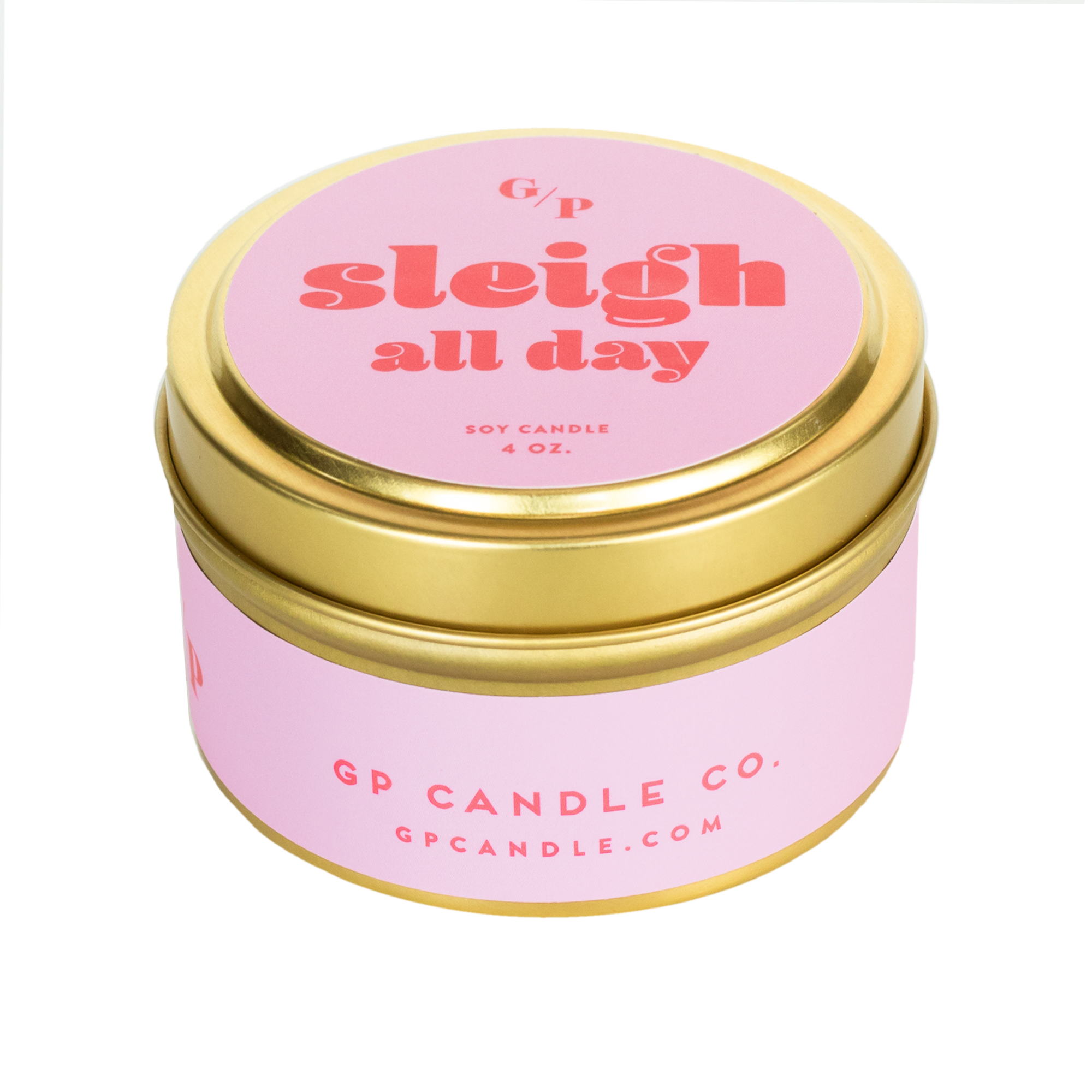 Sleigh All Day Candle Tin