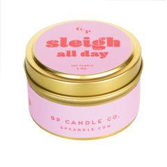 Sleigh All Day Candle Tin