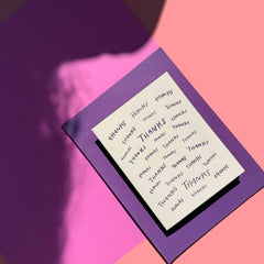Many Thanks card