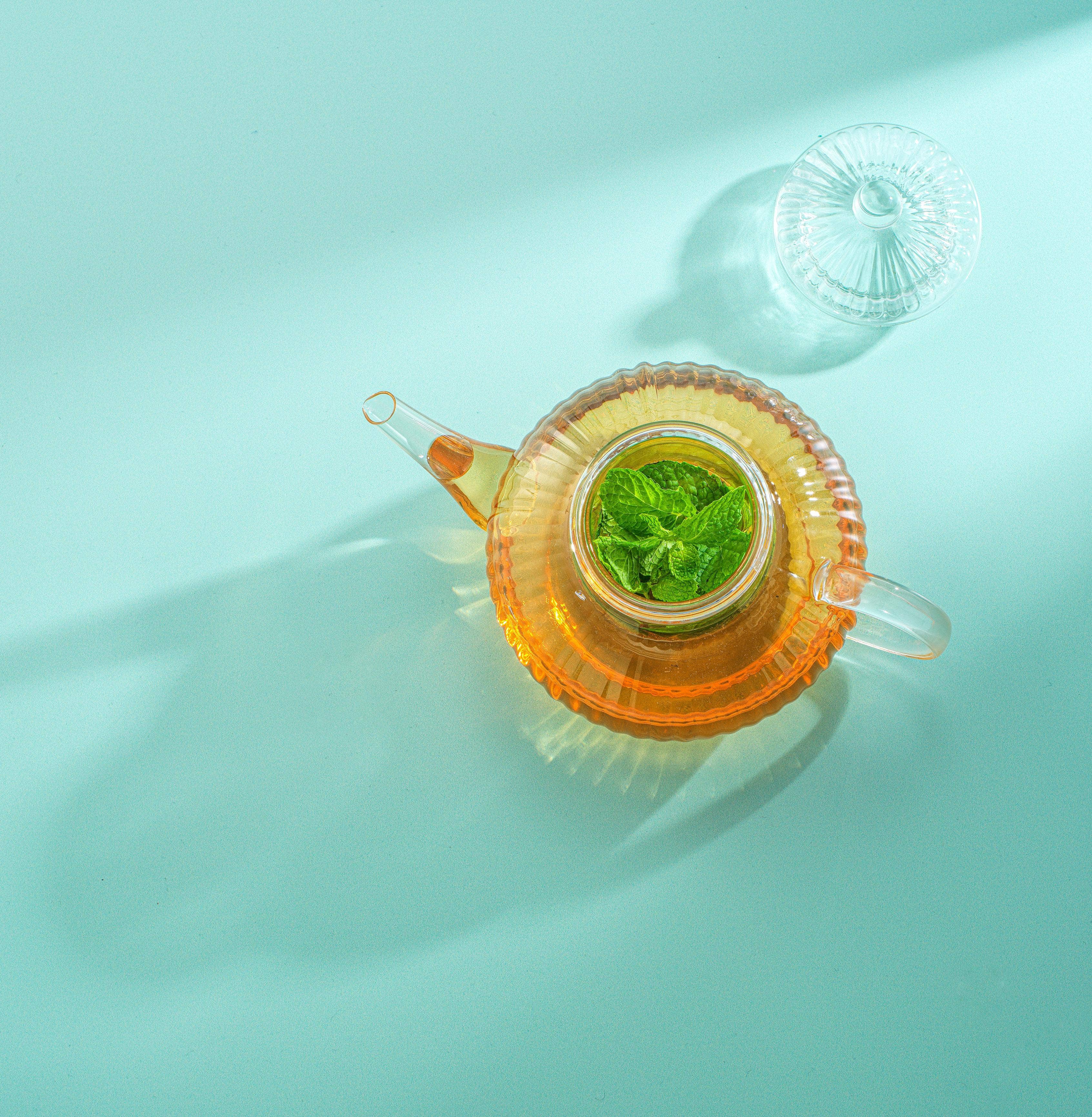 Fluted Glass Teapot with Tea Infuser