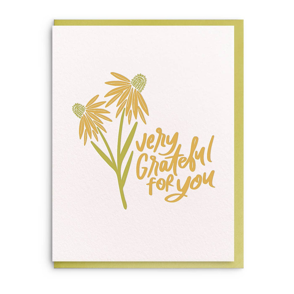 Grateful For You Thank You Card