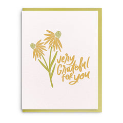 Grateful For You Thank You Card