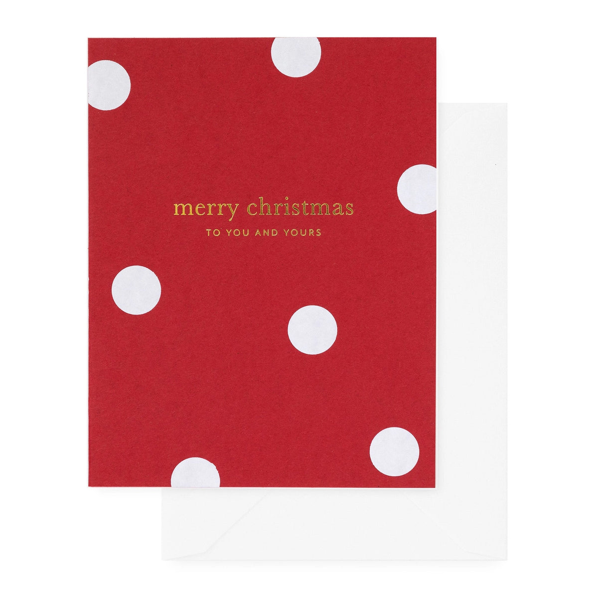 Merry Christmas Polka Dot Card