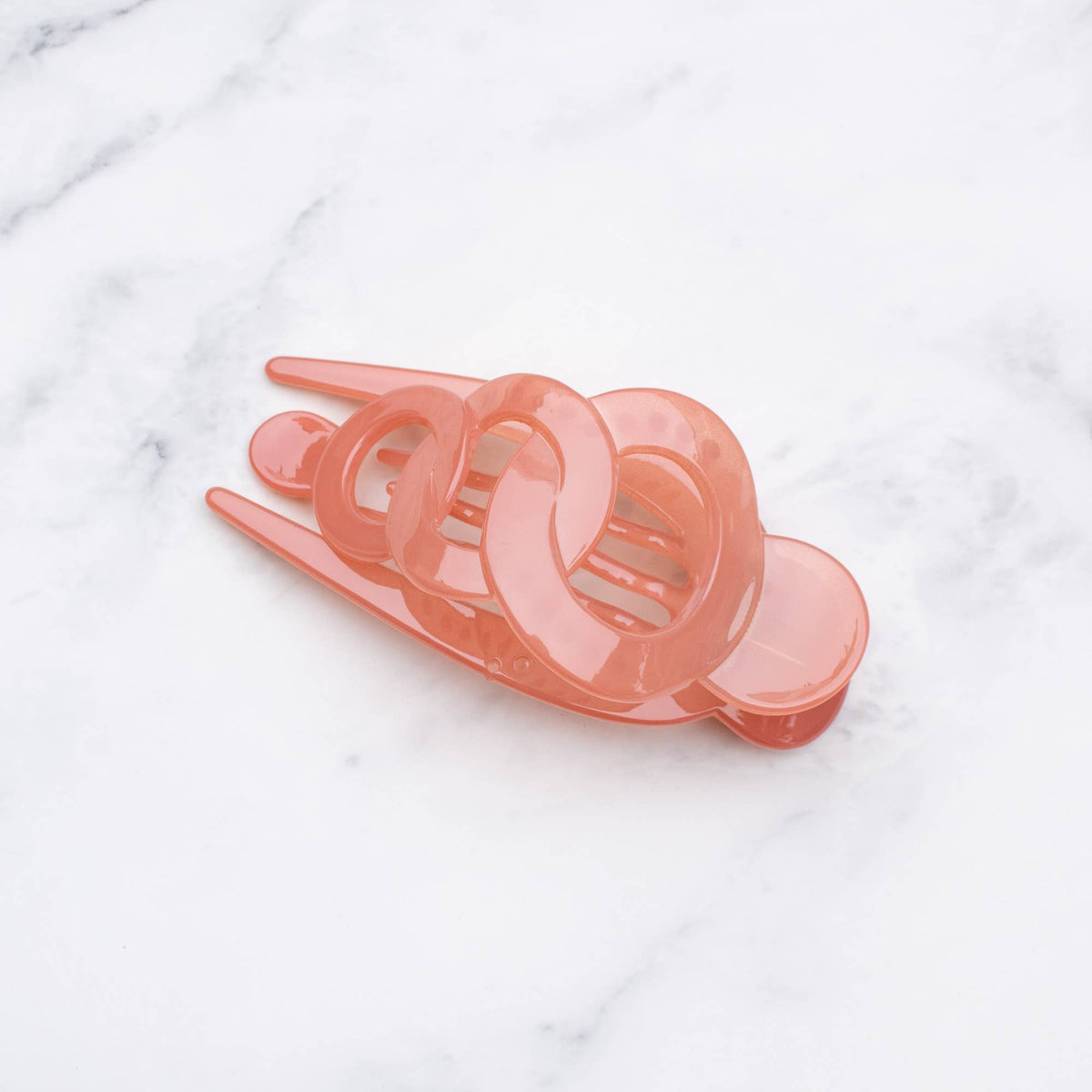 Geometric Ring Hair Claw Clip