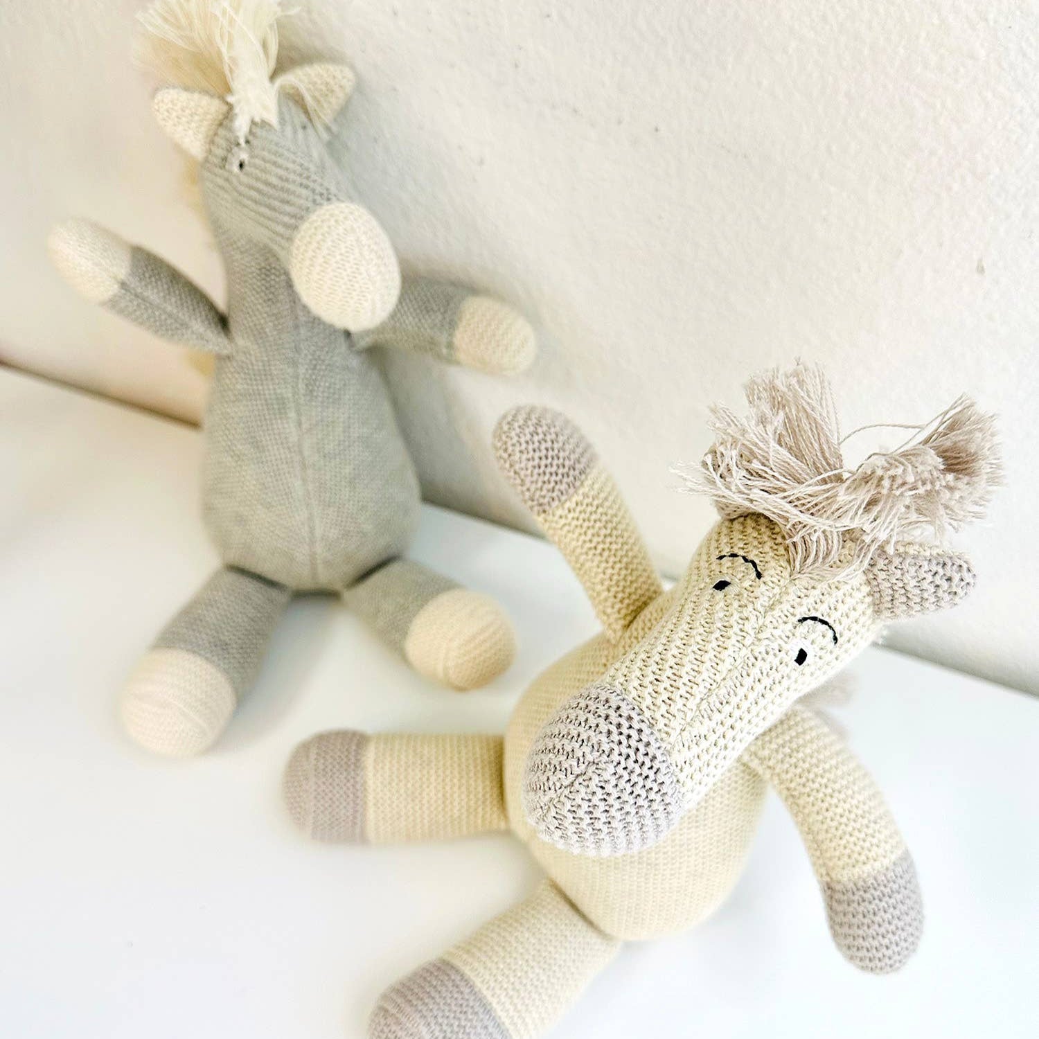 Horse Knit Stuffed Animal