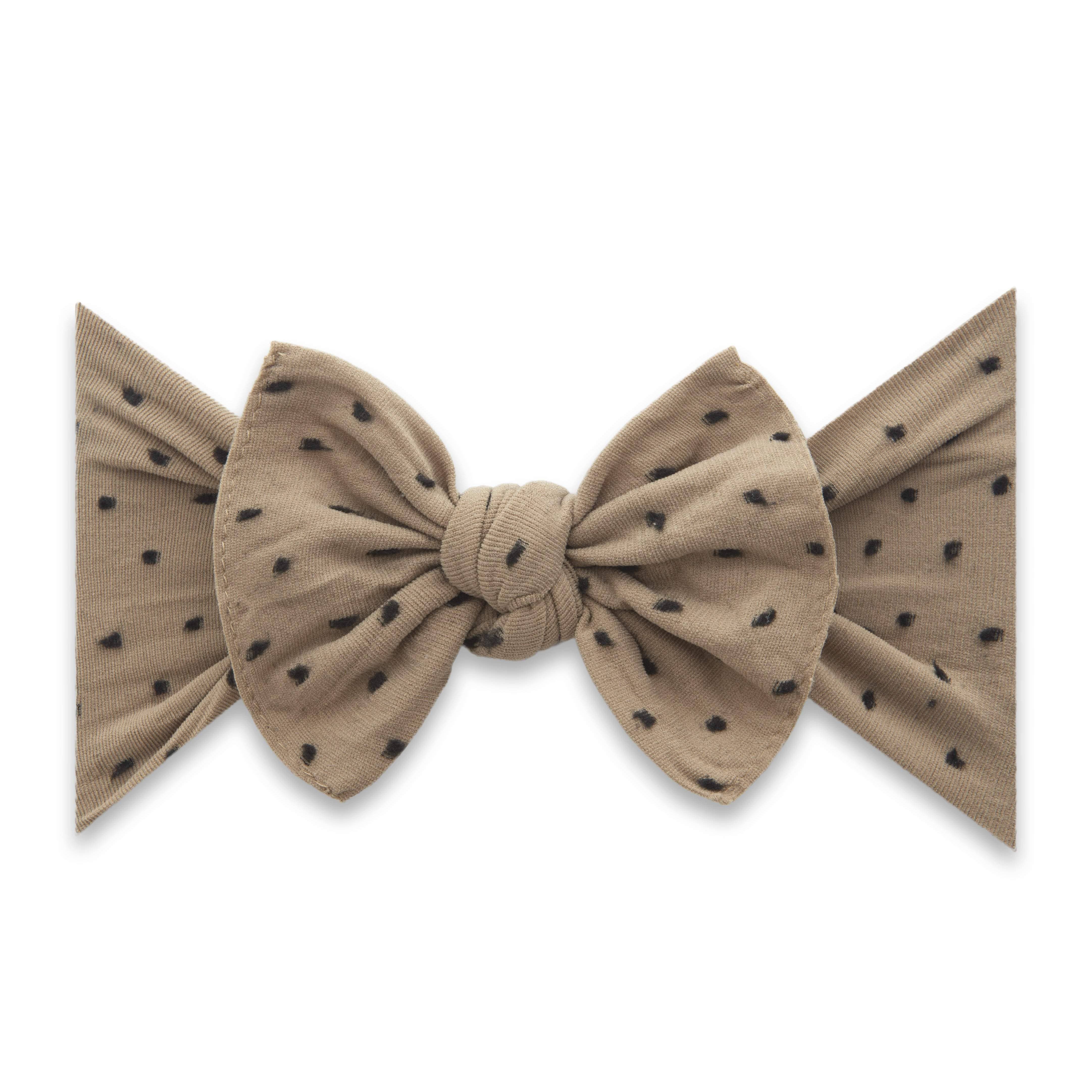 Shabby Dot Knot Baby Headband
