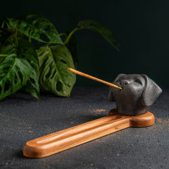 Puppy Incense Stick Holder