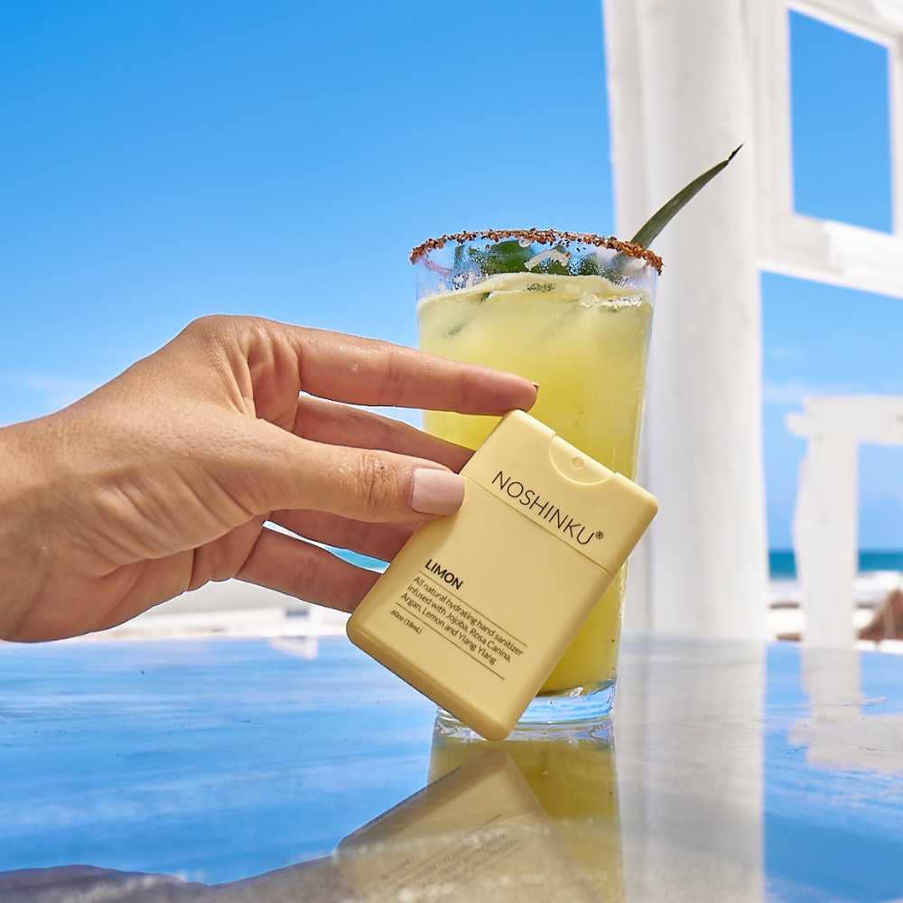 Refillable Ylang-Ylang Moisturizing Pocket Sanitizer