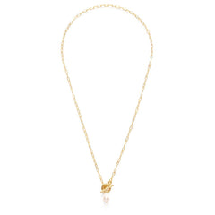 Toggle Clasp with Pearl Necklace