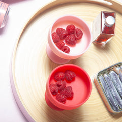 Mecc Silicone Unbreakable Cocktail Glasses - Cherry Set