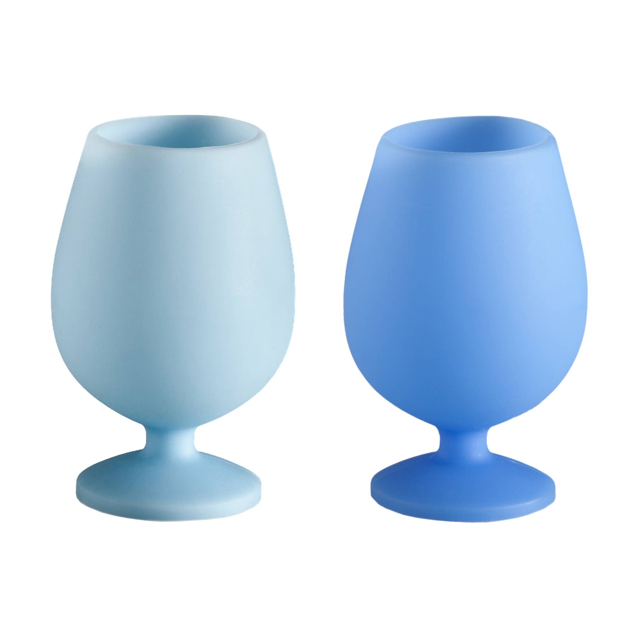 Stemm Silicone Unbreakable Wine Glasses - Sky Set