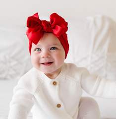 Baby Headband with Satin Bow