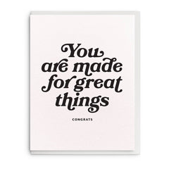 Great Things Greeting Card