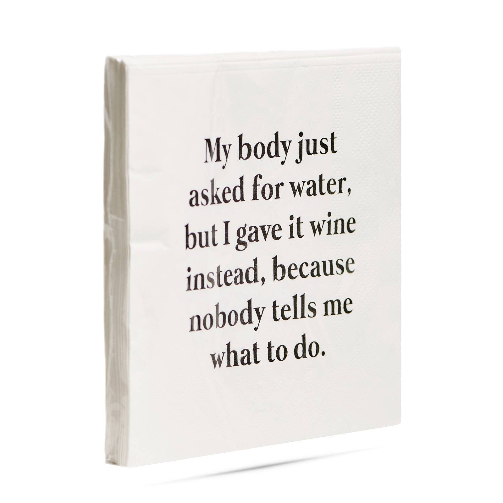 Asked For Water Cocktail Napkins