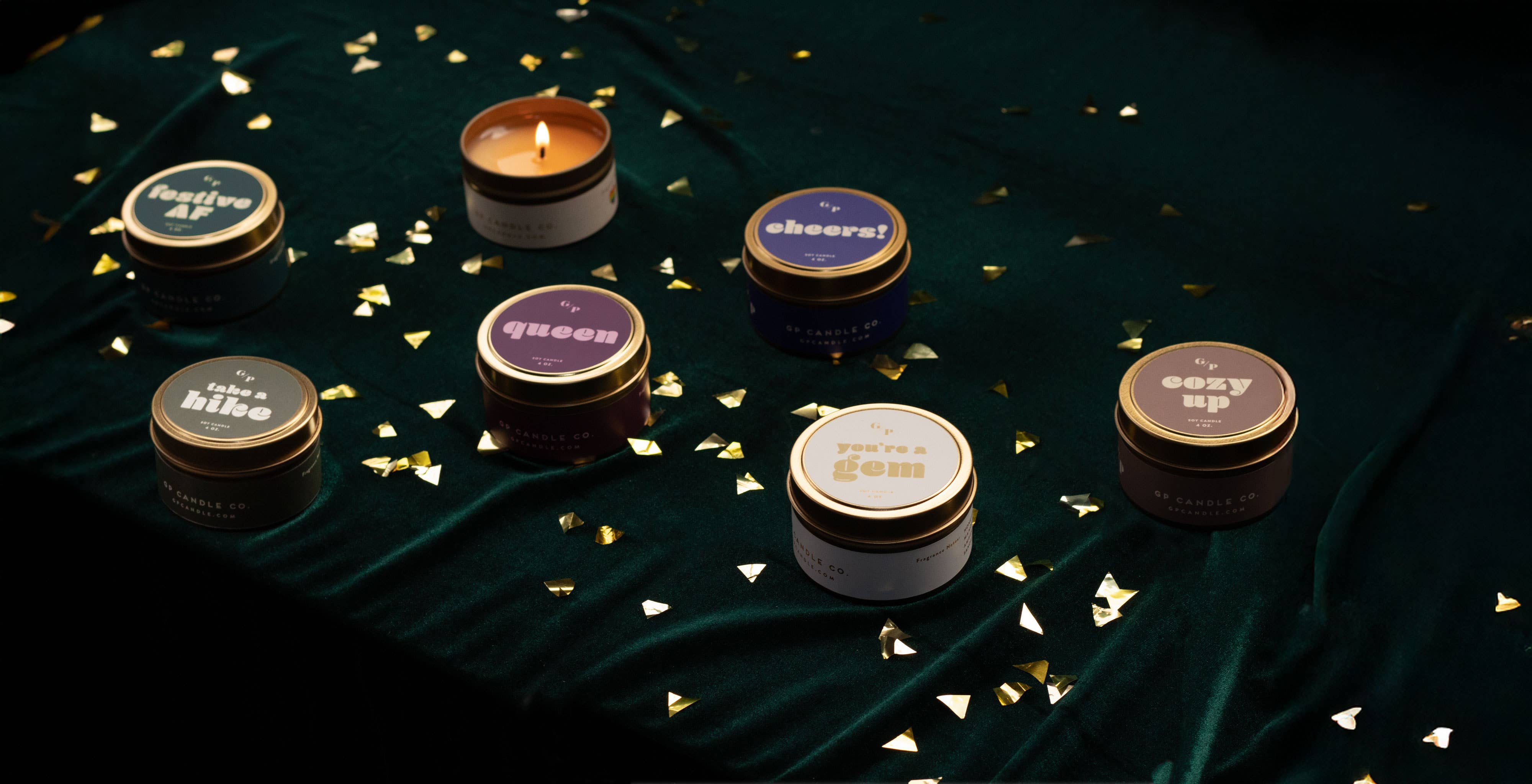 Festive AF Candle Tin