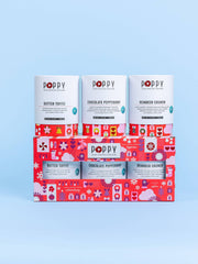 Holiday Popcorn Cylinder Trio