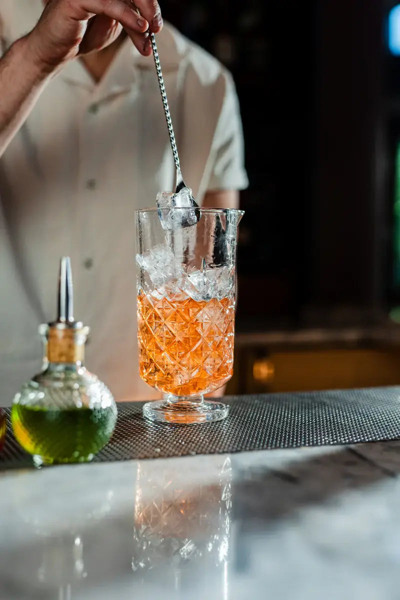 Majesty Footed Cocktail Mixing Glass