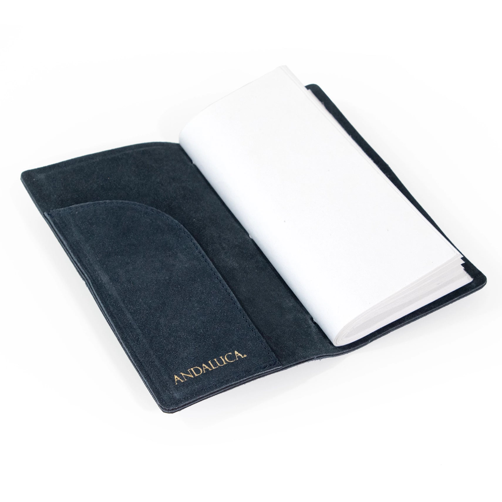 Slender Suede Leather Bound Journal