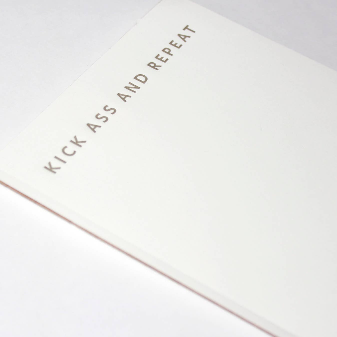 Kick Ass Repeat Notepad