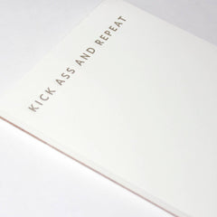Kick Ass Repeat Notepad
