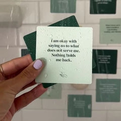 Shower Affirmation Cards for Abundance