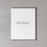 Birthdays After 30 Card