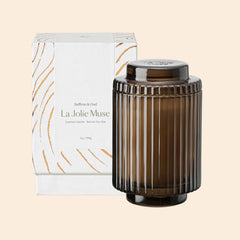 Amélie Glass Jar Candle - Saffron & Oud