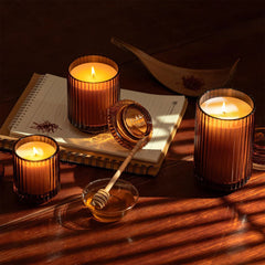 Amélie Glass Jar Candle - Saffron & Oud