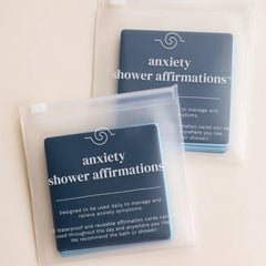 Shower Affirmation Cards for Anxiety