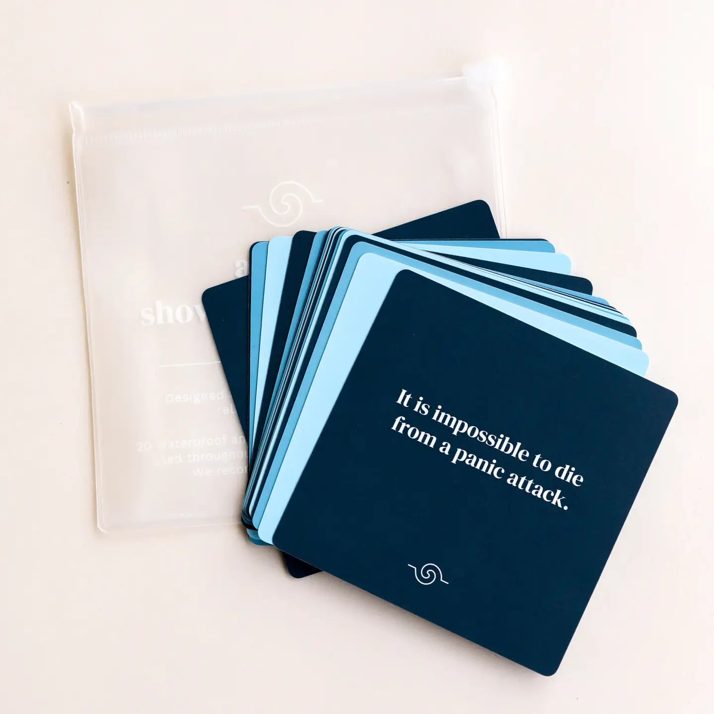 Shower Affirmation Cards for Anxiety