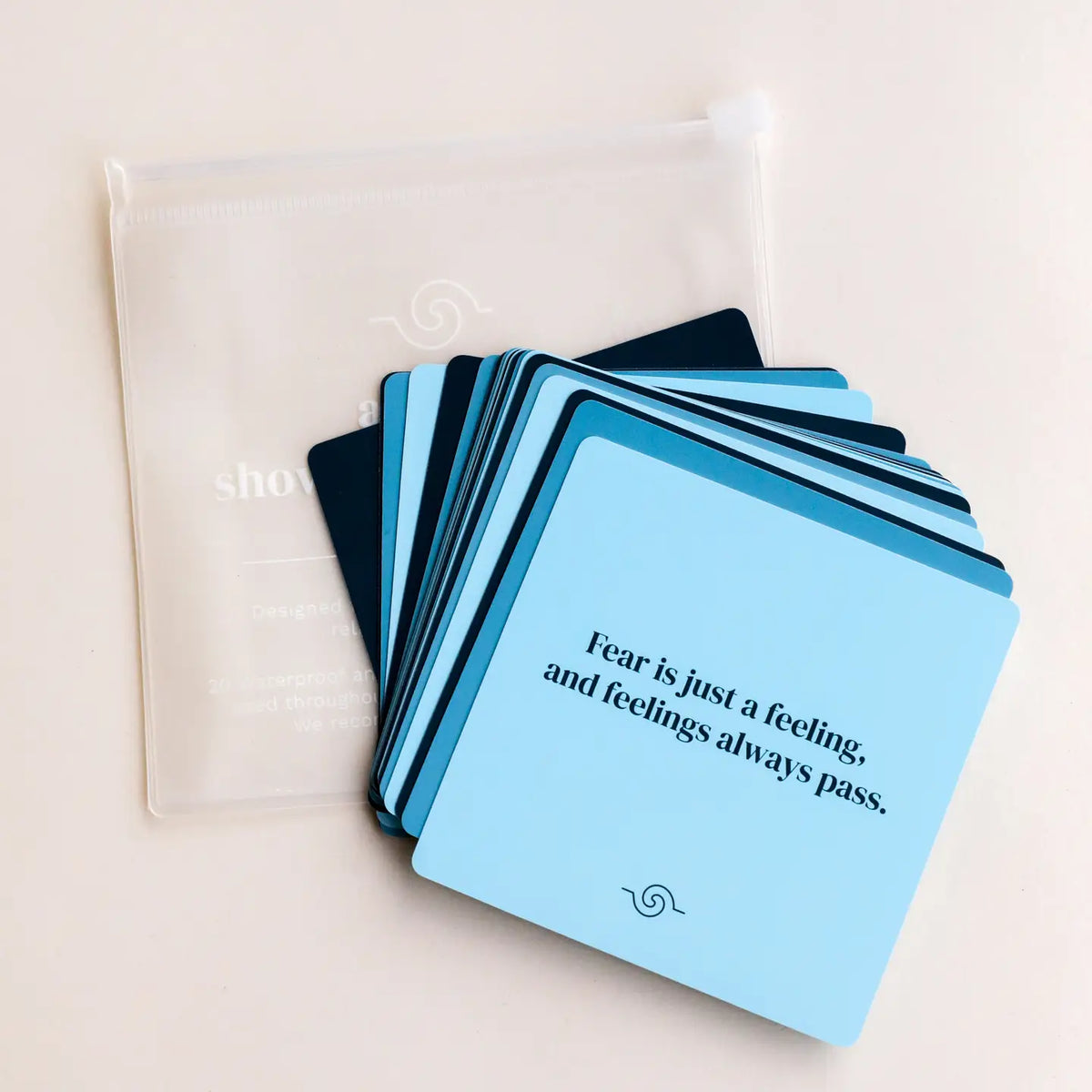 Shower Affirmation Cards for Anxiety