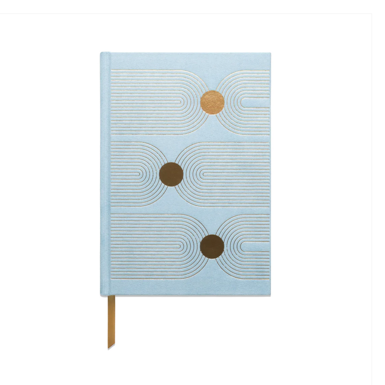 Arch Dot Suede Cover Journal